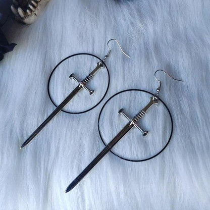 Earrings Lord of Pagans Silver - Ovniki