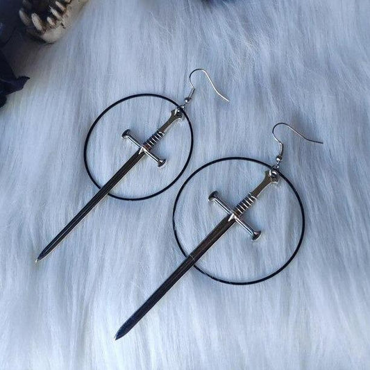 Earrings Lord of Pagans Silver - Ovniki