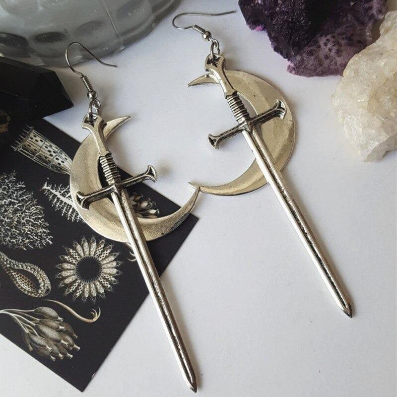 Earrings Lord of the Moon Gold - Ovniki