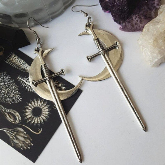 Earrings Lord of the Moon Gold - Ovniki