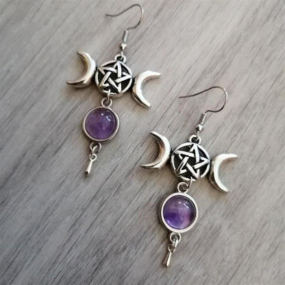 Earrings Purple Korra - Ovniki