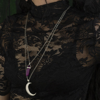 Necklace Moon Stone - Ovniki