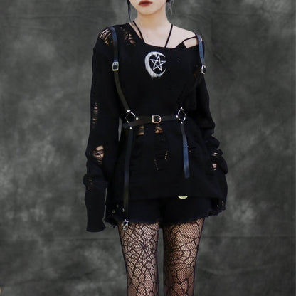 Sweater Black Wicca - Ovniki